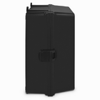 Caixa Plástica Multiuso Com Fecho Média | Preta